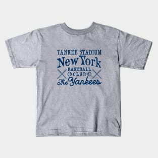 Retro Yankees Type Design 1 by Buck Tee Kids T-Shirt